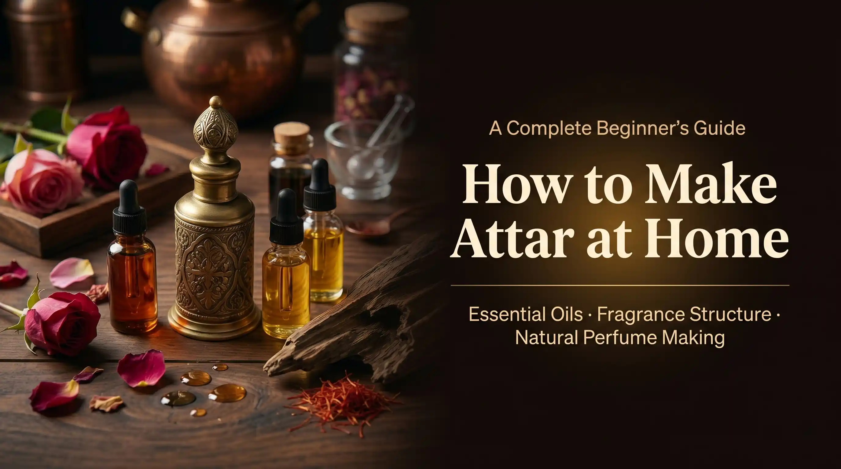 Attar Making How to Make Attar at Home — Complete Beginner's Guide to Attar Making ...